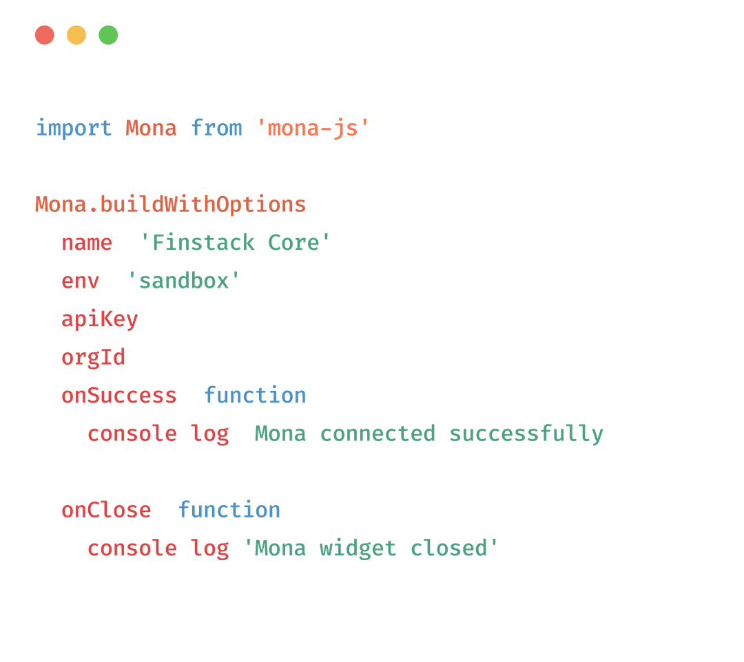mona sdk docs sample